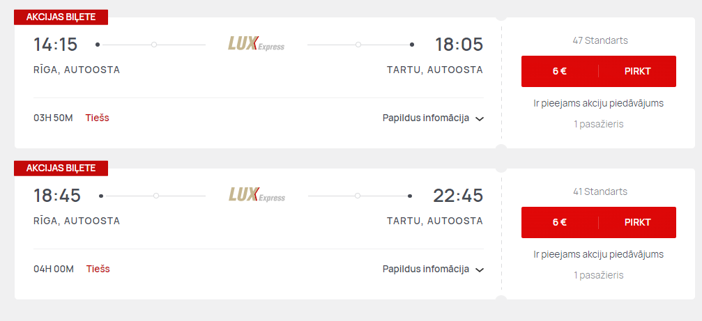 Lux Express PROMO CODE: bus tickets from €6 - TravelFree