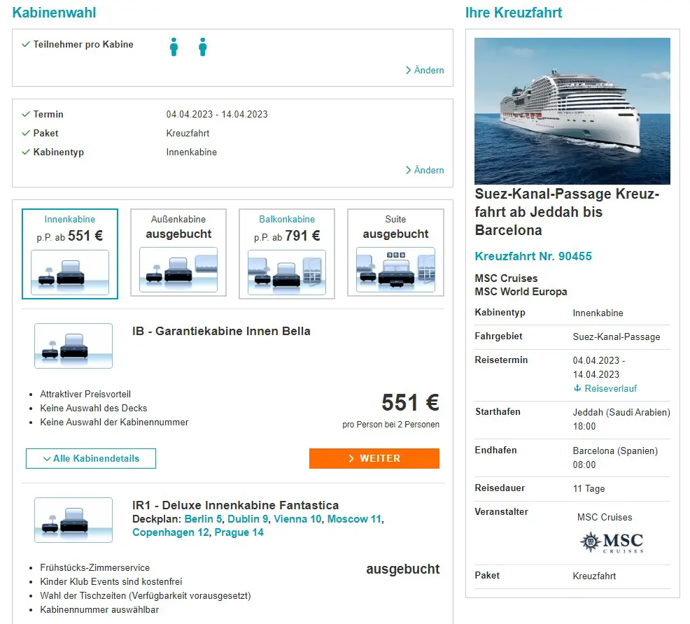 cheap Cruise to BARCELONA from Saudi Arabia