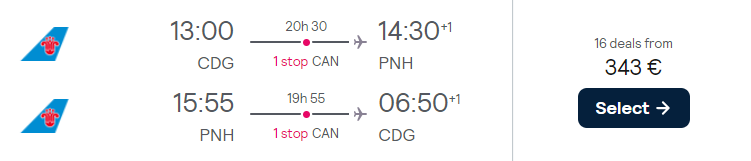 cheap flights paris cambodia
