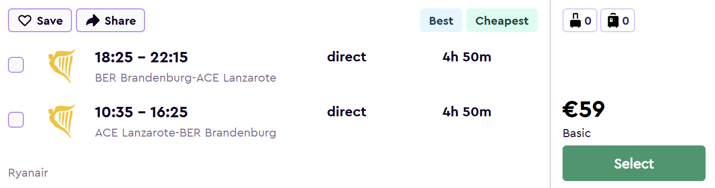 cheap flights berlin lanzarote