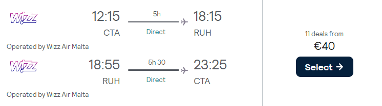 cheap flights catania saudi arabia