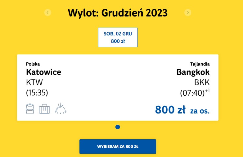 cheap flights katowice bangkok thailand