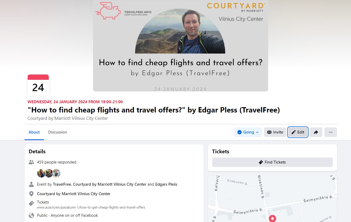 travelfree event in vilnius