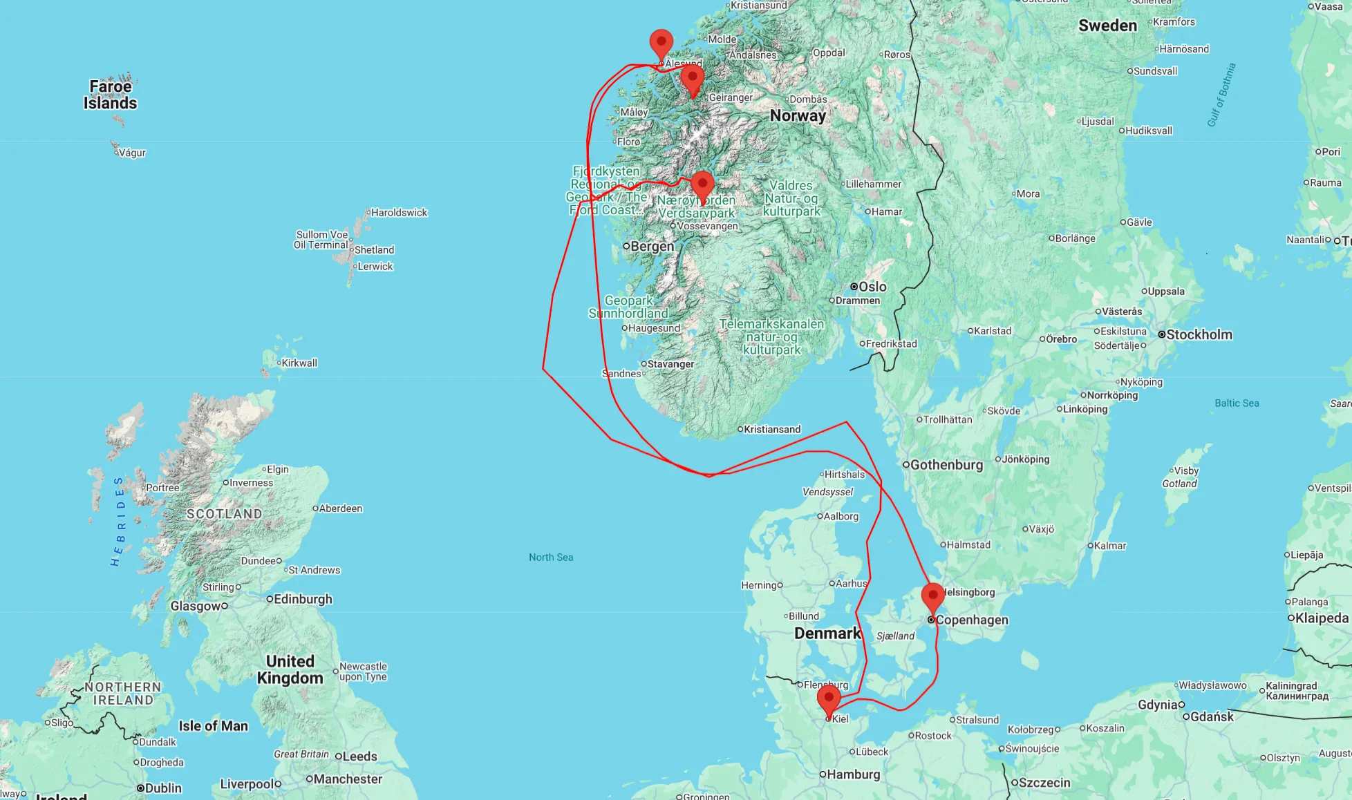 Nordland cruise from Kiel, Germany