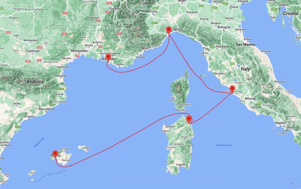 cruise from marseille to mallorca