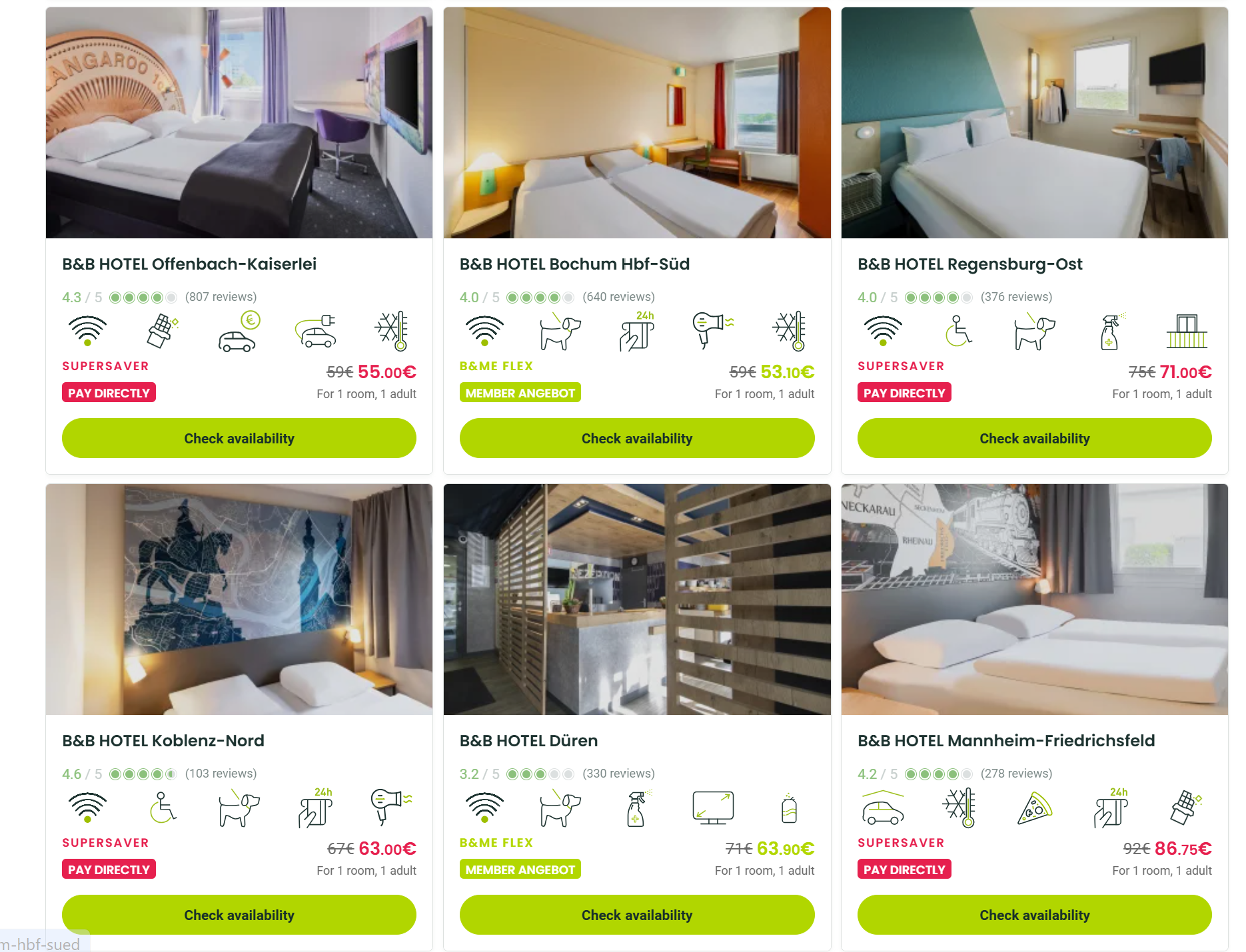 B&B Hotels black friday