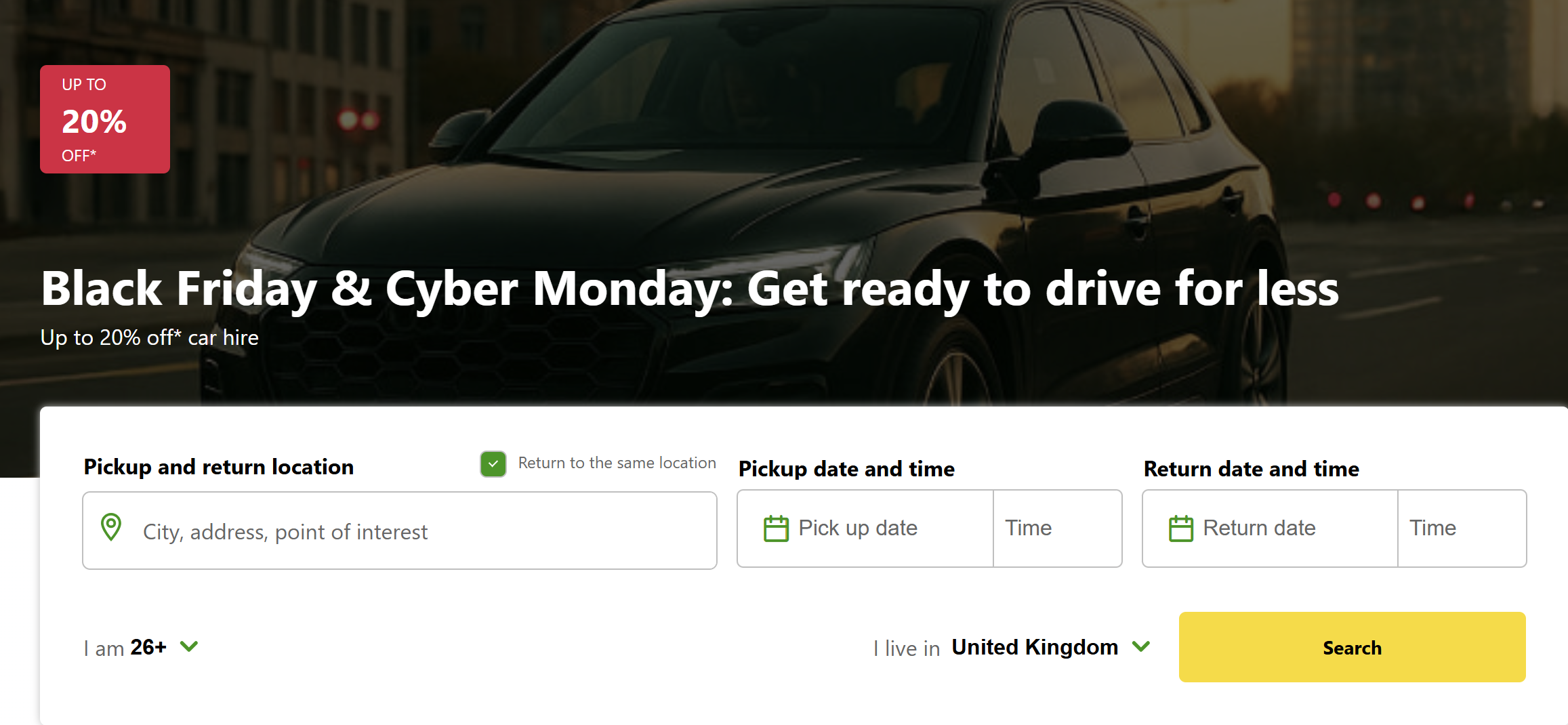 EUROPCAR BLACK FRIDAY 2025