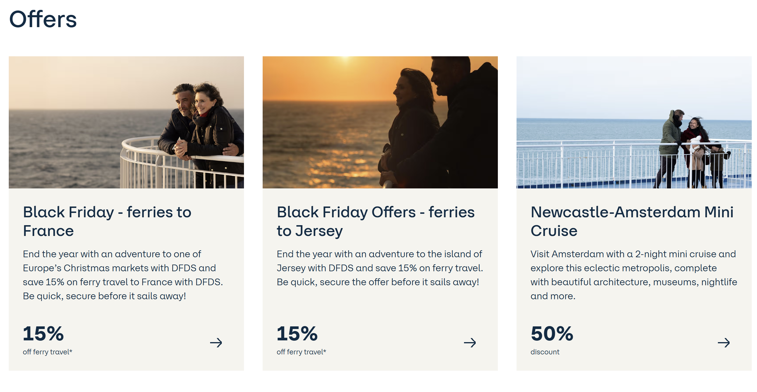 dfds black friday 2025
