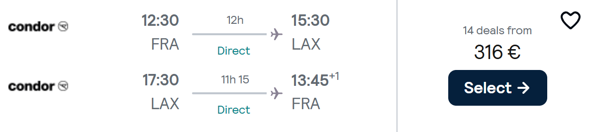 cheap flights frankfurt los angeles