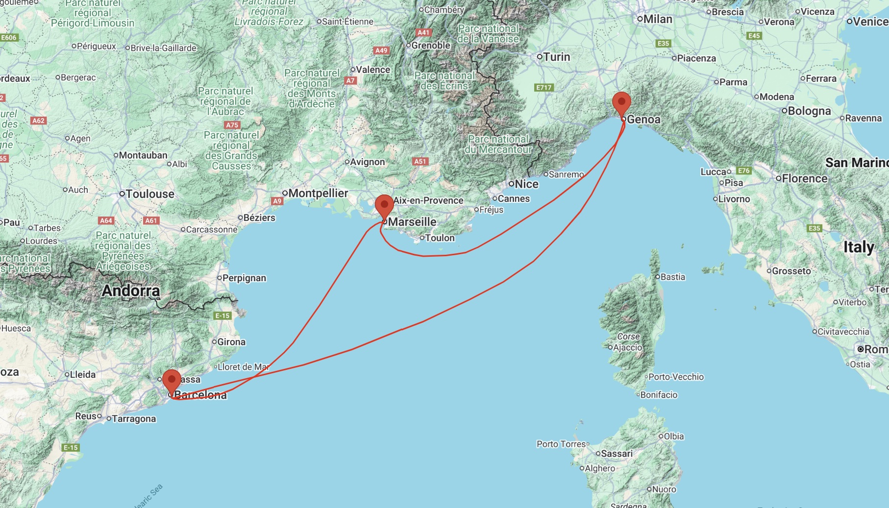 cruise from to marseille