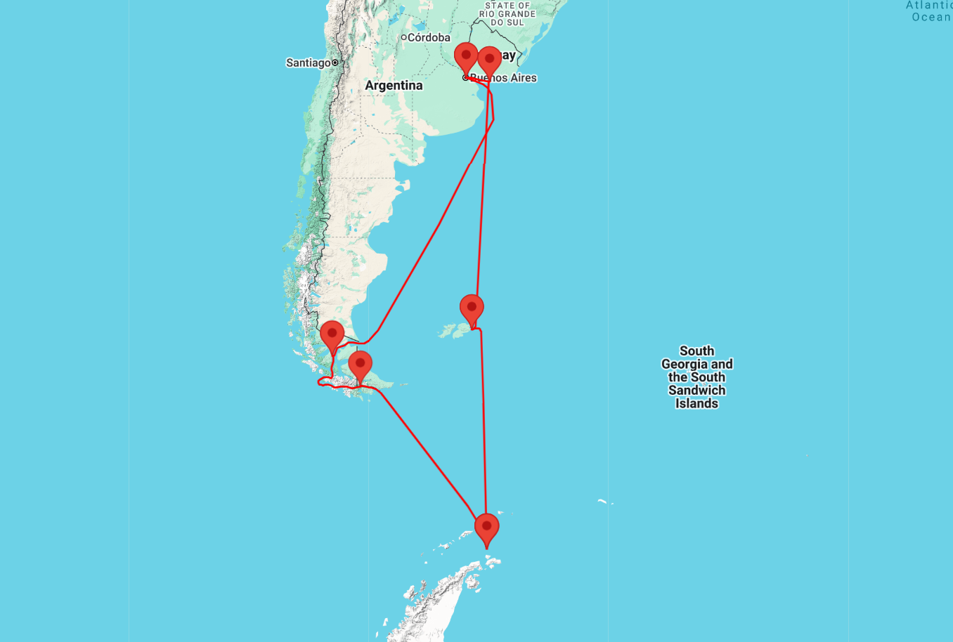 ANTARCTICA cruise from to Buenos Aires
