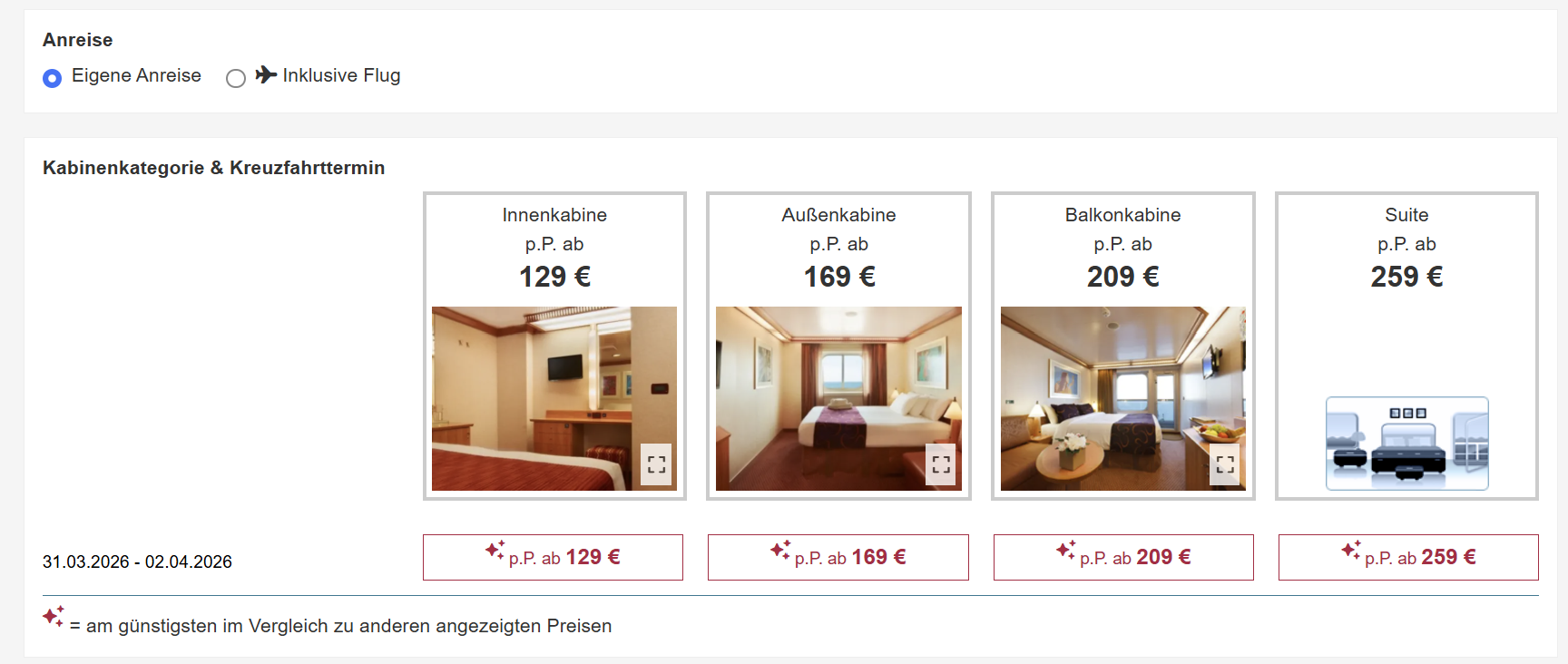 ALL INCLUSIVE cruise from Barcelona to Savona