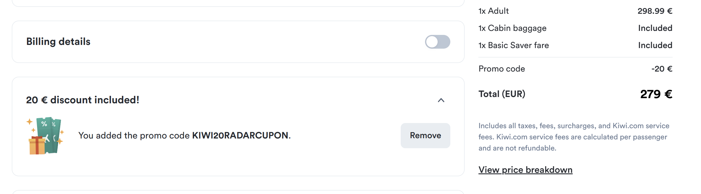 kiwi promo code 2026