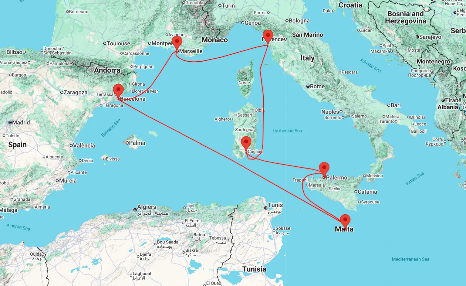 MSC Western Mediterranean cruise from to Barcelona