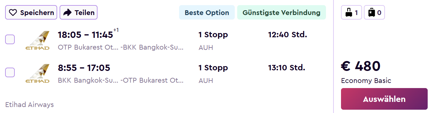 cheap flights bucharest bangkok