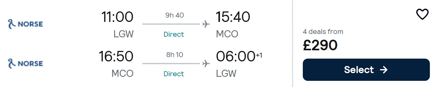 cheap flights london orlando