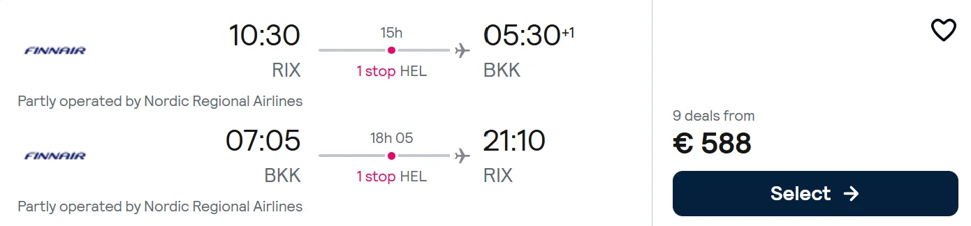 cheap flights riga bangkok