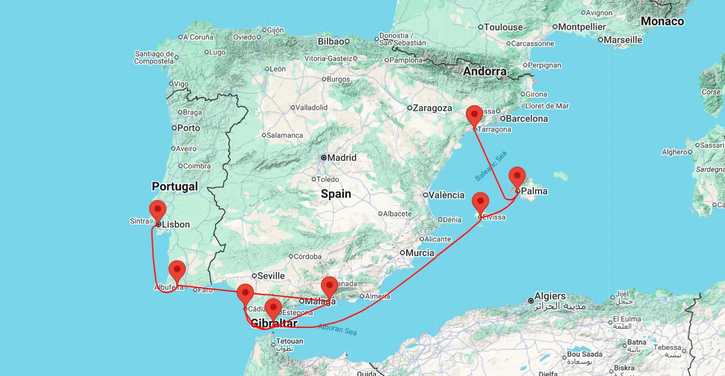 cruise lisbon tarragona