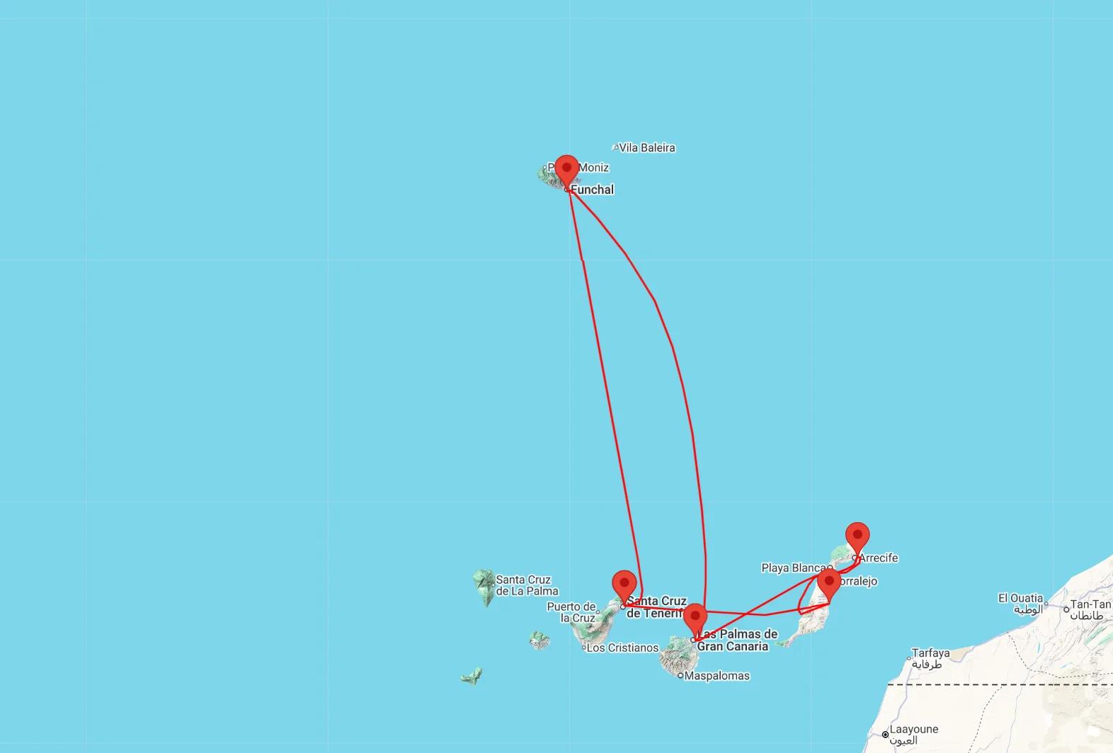 Costa Smeralda 8-Day Canary Islands Cruise from Tenerife