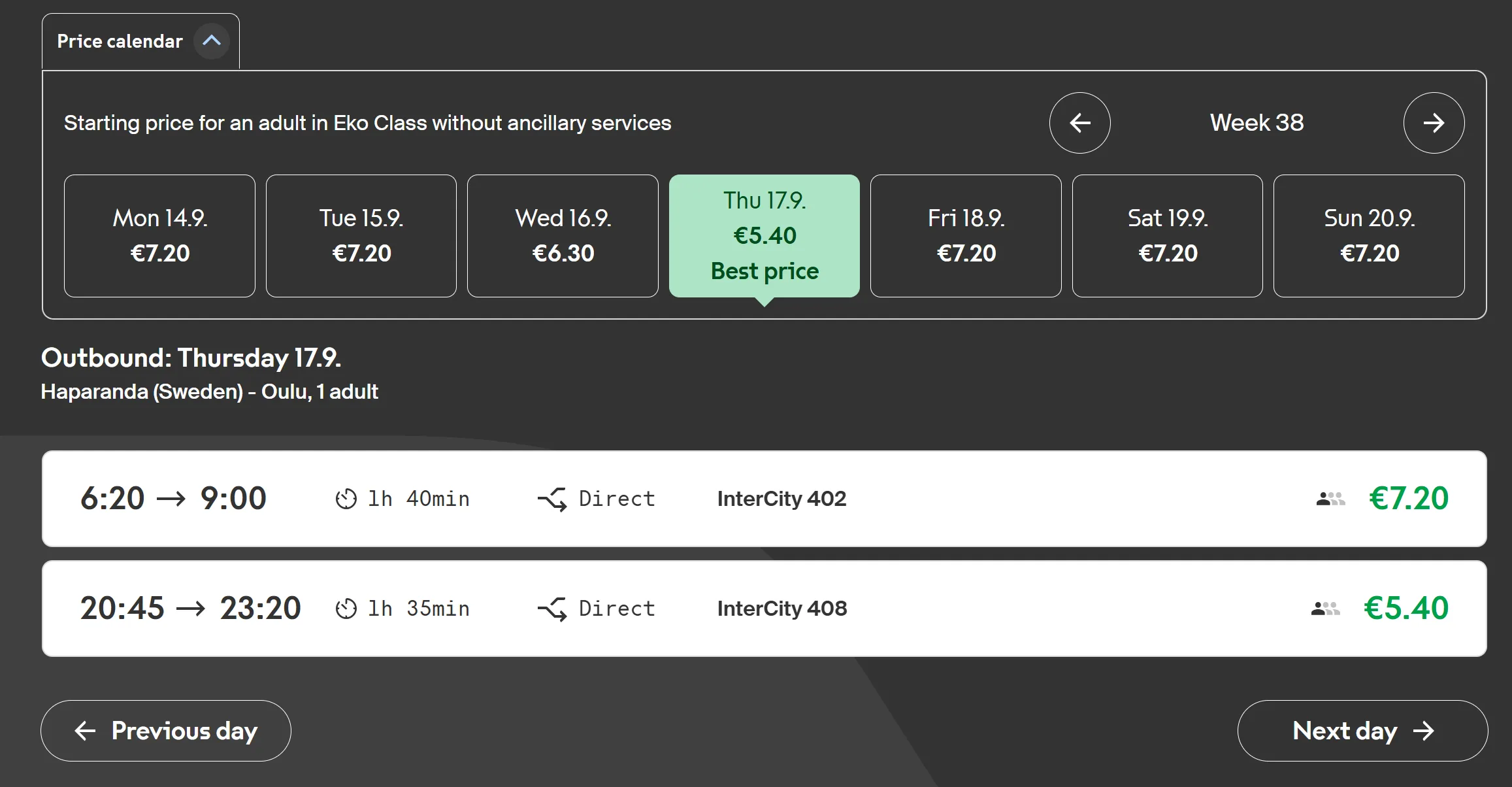 Finland–Sweden Train Service Returns