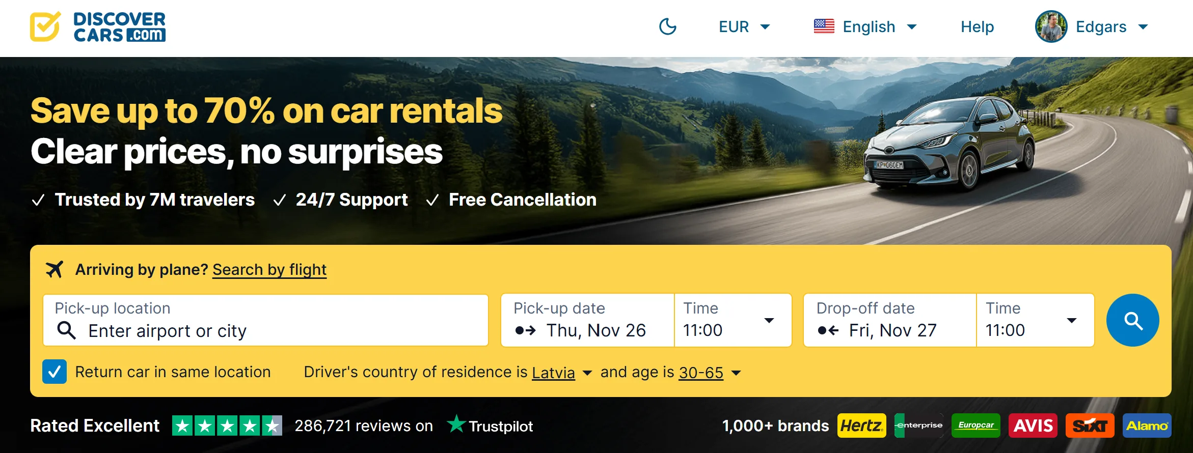 Renting a Car for Your Next Trip DiscoverCars Review, Benefits & Booking Tips