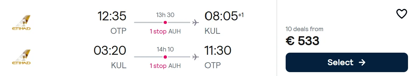cheap flights bucharest malaysia